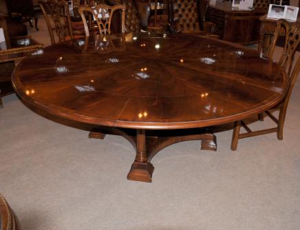 Regency Extending Jupe Round Dining Table Centre Tables Jupes